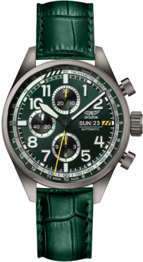 pnske hodinky AVIATOR Airacobra P45 Chrono Auto V.4.26.7.184.4